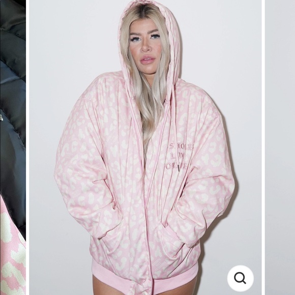 Jackets & Blazers - Linda Finegold Alf Pink leopard unisex heavy winter jacket